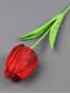 Тюльпан с латексным листом 34см (бел пер роз оран крас мал сир)