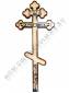Крест деревянный фигурный Иисус с голубями 220*90 С