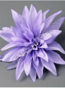 Георгин Садовый натуральный хлопок 6сл 18см(бел крас син сир сливов перс)