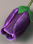 Бутон неткан. 2сл 7.5см (бел крас мал виш фиол жёл св-роз микс)/К