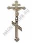 Крест на гроб Польский  пластмассовый с  металлизацией золотом41*2
