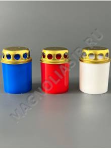 Лампада пластиковая Триколор 7см 