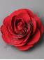 Роза-камелия латекс с блестящей кромкой 8см (бел роз крас борд син чер)