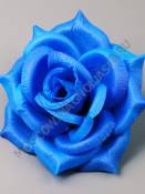 Роза неткан Гигант 5сл 19см(бел крас син желт роз фио микс)