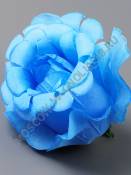 Роза кудрявая неткан 4сл 11см(бел син крас лайм фиол бело-мал микс)