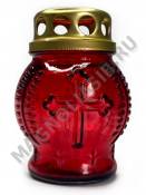 Лампада неугасимая стеклянная Боченок 90*65 мм.