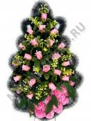 Венок с бутонами выс.105/120см ш.55см